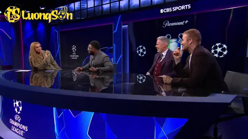 Beckham tại chương trình CBS SPORTS. (Ảnh: Nền tảng X) Beckham tại chương trình CBS SPORTS